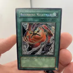 (SRH) YuGiOh Recurring Nightmare FOTB-EN066 1st Edition Secret Rare VLP - Image 1