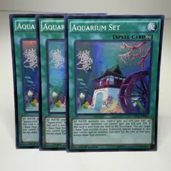 3x Yugioh Aquarium Set DRL2-EN043 Super Rare - LP-NM 💎 - Image 1