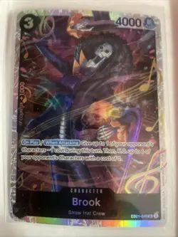 ONE PIECE Brook (046) SR Extra Booster: Memorial Collection #EB01-046 NM - Image 1