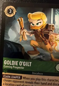 Goldie O'Gilt - Cunning Prospector 87/204 Rare Whispers In The Well Lorcana TCG - Image 2