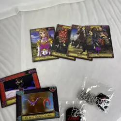 LEGEND OF ZELDA COLLECTOR ITEMS Collector's Fun Box TAGS CARDS PIN STICKERS - Image 3