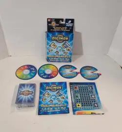 Digimon Digi-Battle 2 Player Starter Set Card Game 2000 Never Used - Image 1