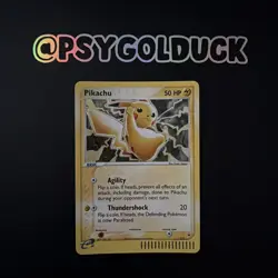 Pokemon Pikachu Black Star Promo 012 Holo Card 2003 NM - Image 1