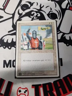 MTG Crusade 4th Edition Nm Banned Card White Rare Vintage 1995 - Image 1
