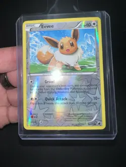 Pokemon Eevee Card 89/116 Common Reverse Holo Plasma Freeze - Image 1
