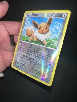 Pokemon Eevee Card 89/116 Common Reverse Holo Plasma Freeze - Image 4