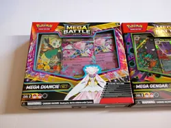 **2 Pokemon Mega Battle Deck Cards Set Gengar Diancie EX New Sealed** - Image 2
