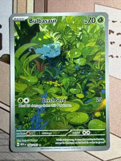 Bulbasaur Holo Card 166/165 Scarlet & Violet 151 Series Near Mint/Mint Condition - Image 1