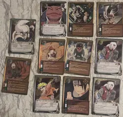 Naruto Ccg 1st Edition Super Rare Foil Lot Of 11 Card Game 2006 Excellent Cond! - Image 2