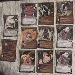 Naruto Ccg 1st Edition Super Rare Foil Lot Of 11 Card Game 2006 Excellent Cond! - Image 3