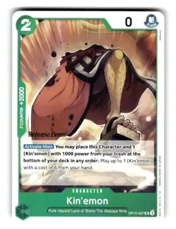 One Piece Release Event Card Kin'emon OP10-027 UC - Image 1