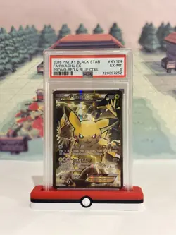 ⚡ Pikachu-EX XY124 – PSA 6 EX-MT – Pokemon Card 2016 - Image 1