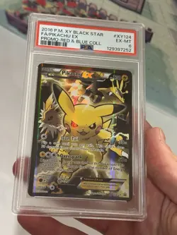 ⚡ Pikachu-EX XY124 – PSA 6 EX-MT – Pokemon Card 2016 - Image 5