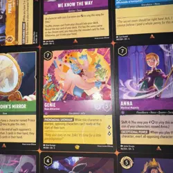 LOT X12 Disney Lorcana Shimmering Skies- Rare/Super Rare/ Other -TCG Card Lot - Image 2