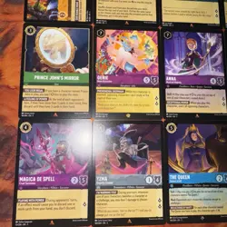 LOT X12 Disney Lorcana Shimmering Skies- Rare/Super Rare/ Other -TCG Card Lot - Image 3