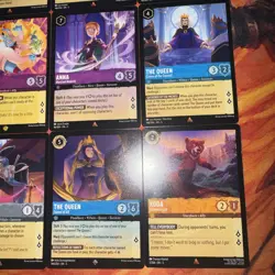 LOT X12 Disney Lorcana Shimmering Skies- Rare/Super Rare/ Other -TCG Card Lot - Image 4