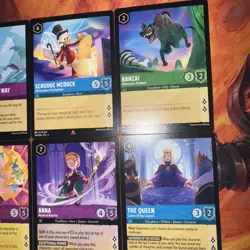 LOT X12 Disney Lorcana Shimmering Skies- Rare/Super Rare/ Other -TCG Card Lot - Image 5