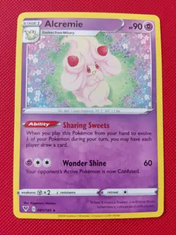 081/185 Alcremie Rare Vivid Voltage Pokemon TCG Card Sword & Shield SWSH 2020 - Image 1