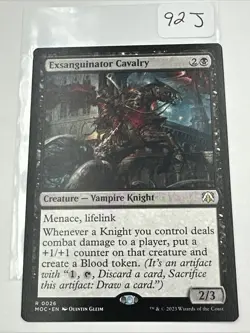 1x Exsanguinator Cavalry - Commander: March of the Machine - NM - MTG - Image 2