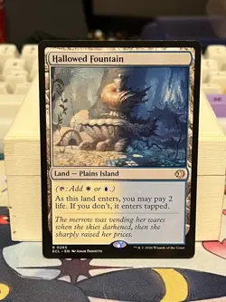 MTG Hallowed Fountain NON FOIL NM R 265 Lorwyn Eclipsed - Image 1