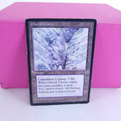 MTG Magic The Gathering Glacial Chasm Ice Age HP - Image 1