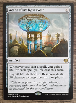MTG ~ Aetherflux Reservoir ~ Kaladesh (192/264) ~ Regular English Rare ~ NM - Image 1