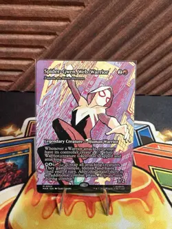 Spider-Gwen, Web Warrior (Borderless) Regular #24 MTG: Spiderman - Image 1