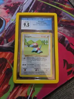 Pokemon Porygon 39/102 Base Set 1999 Uncommon Regular CGC Mint 9.5 / 10 TCG Card - Image 1