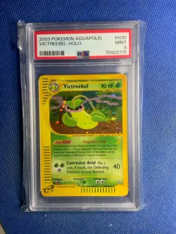 Pokemon Card Victreebel Holo Aquapolis PSA 9 - Set e-Series 2003 - Image 1