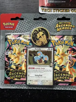 Pokemon: Ascended Heroes Tech Sticker Pack BUNDLE X3 (7 Packs) - Fast Postage - Image 2