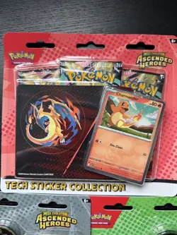 Pokemon: Ascended Heroes Tech Sticker Pack BUNDLE X3 (7 Packs) - Fast Postage - Image 5