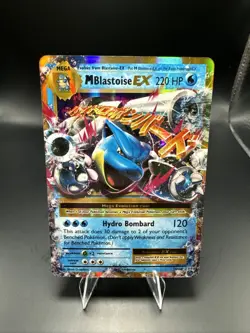 Pokemon TCG Mega-Blastoise-EX Evolutions Holo Card 22/108 - Image 2