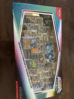 Pokemon Prismatic Evolutions Lucario ex & Tyranitar ex Premium Collection Box - Image 1
