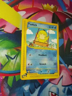 Psyduck 104/147 Aquapolis Common Pokemon TCG High Grade NM - Image 2