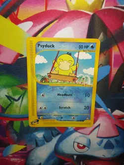 Psyduck 104/147 Aquapolis Common Pokemon TCG High Grade NM - Image 4