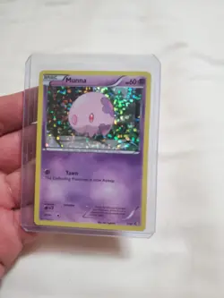 2011 Pokemon TCG McDonald’s Promo Munna Confetti Holo 7/12 LP - Image 1