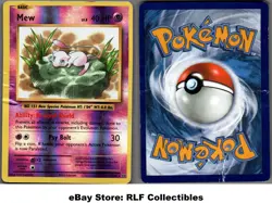 2016 Pokemon, XY Evolutions, #53/108 Mew, Reverse Holo Rare - Image 1