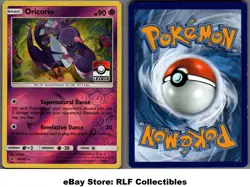 2017 Pokemon, S&M Guardians Rising Promos, #56/145 Oricorio Stamped Reverse Holo - Image 1