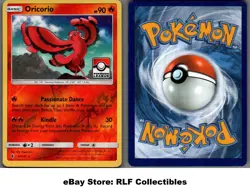 2017 Pokemon, S&M Guardians Rising Promos, #14/145 Oricorio Stamped Reverse Holo - Image 1
