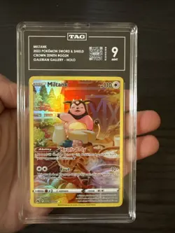 Miltank GG24/GG70 2023 Pokemon Crown Zenith Galerian Gallery Holo TAG 9 Mint - Image 3
