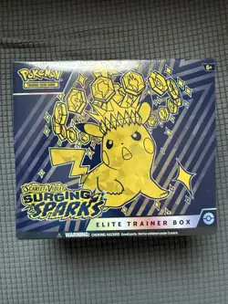 Pokemon TCG Scarlet And Violet Surging Sparks Elite Trainer Box Sealed NEW ETB - Image 1