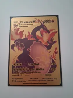 Pokemon Charizard VMAX SV107/SV122 Gold Foil - Image 1
