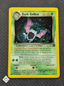 Dark Golbat 7/82 - Team Rocket Unlimited Holo Rare Pokemon TCG NM - Image 1