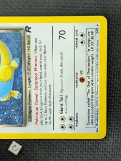 Dark Dragonite 5/82 - Team Rocket Unlimited Holo Rare Pokemon TCG HP - Image 5