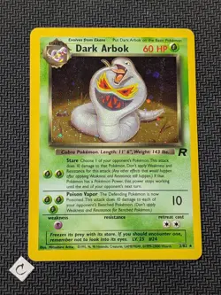 Dark Arbok 2/82 - Team Rocket Unlimited Holo Rare Pokemon TCG HP - Image 1
