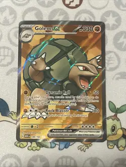 Golem Ex Full Art Pokemon Scarlet & Violet 151 #189/165 Near Mint - Image 1