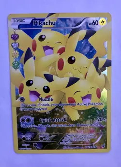 Pokemon Pikachu Full Art Holo Ultra Rare RC29/RC32 Generations Basic HP 60 - Image 1
