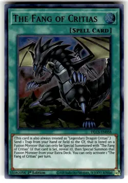 The Fang of Critias - DLCS-EN058 - Ultra Rare - 1st Edition Yugioh NM - Image 1