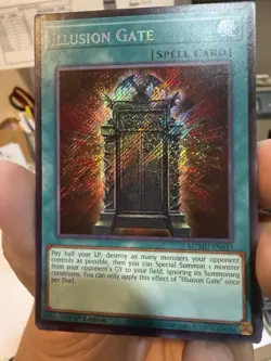 Yugioh MZMU-EN023 Illusion Gate Secret Rare 1st Edition - Image 2
