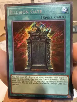 Yugioh MZMU-EN023 Illusion Gate Secret Rare 1st Edition - Image 3
